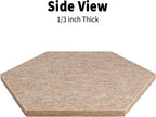 15'' Large Hexagon Cork-Bulletin Board Tiles Adhesive Frameless 10 Pack 15 x 13 - Image 3
