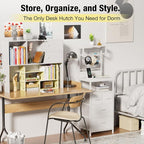 YGYQZ Adjustable Desktop Organizer Shelf – Space-Saving Desk Shelves & Desktop - Image 4