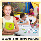 Henoyso 108 Pcs Shape Desk Name Tags - Image 6
