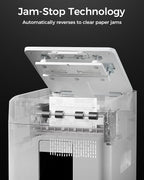 110-Sheet Micro-Cut Paper Shredder Auto Feed Shredders P-4 High Security - Image 6