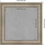 Amanti Art Silver Framed Magnetic Board 25x25 Medium Vision Board - Image 3
