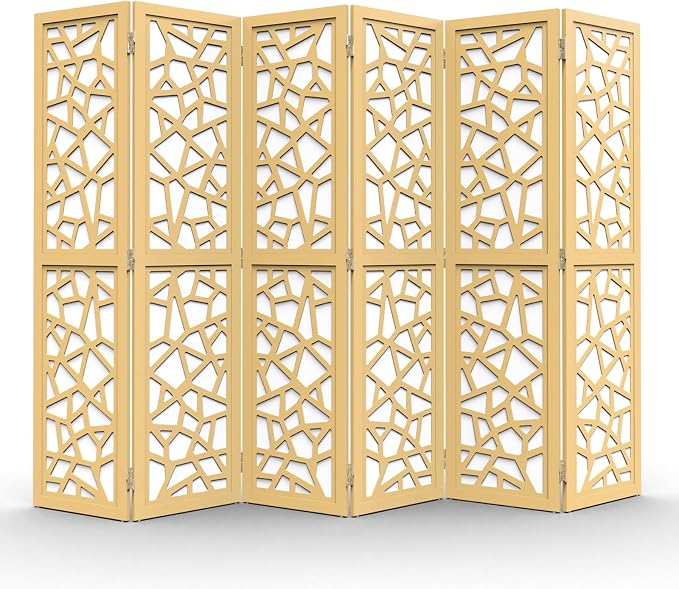 VINGLI 70'' H Room Divider, Non-Woven Fabric Privacy Screen, Indoor Partition by VINGLI