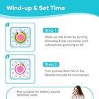 TWENTY5 SEVEN Countdown Timer 7.5 inch; 60 Minute 1 Hour Visual Timer – - Image 3