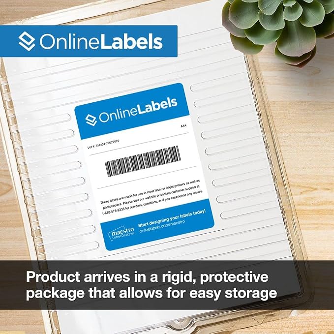 3.434 x 0.667 File Folder Labels - Image 5