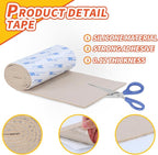Felt Furniture Pads, Non Slip Self Adhesive Cuttable Felt Tape White Heavy Duty - Image 6