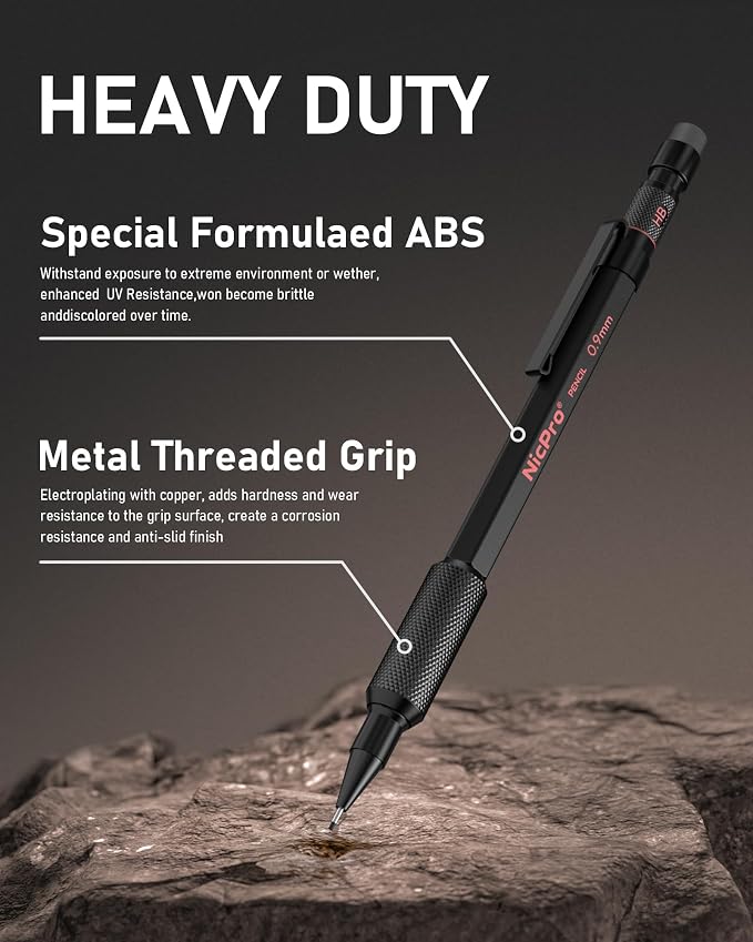 Nicpro 0.9 Metal Mechanical Pencil Set - Image 5