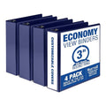 Samsill 3 Inch 3 Ring Binders, Made in USA, Economy Round Ring, 550 Sheet by Samsill