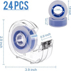 JEFURE 24 Pcs Transparent Tape - Image 2