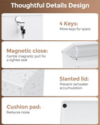 LAND·VOI Locking Wall-Mount Mailbox - Image 3