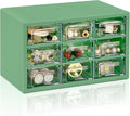 Desk Storage Organizer with 9 Drawers, FODIENS Stackable Desktop Craft Drawer by FODIENS