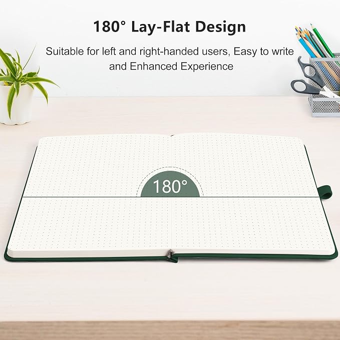 RETTACY Bullet Dotted Journal Notebook, 320 Numbered Pages, A5 Medium Size - Image 6