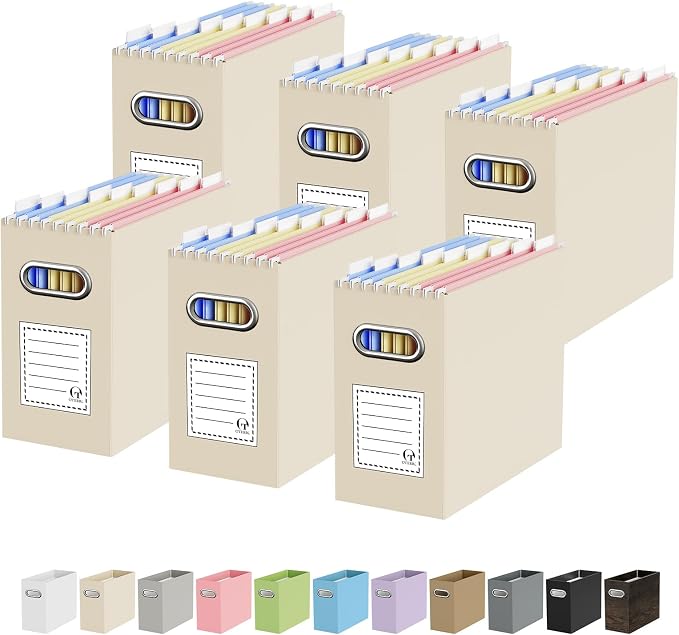 Oterri Cardboard File Organizer Box by Oterri