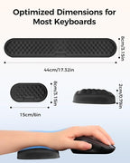 Wrist Rest Set for Keyboard and Mouse, Ergonomic Wrist Support - Image 7