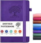 PERCUN Dotted Journal Notebook for Men & Women, 160 Pages Dot Grid notebook for by PERCUN