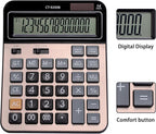 HIHUHEN Large Computer Electronic Calculator Counter Solar & Battery Power 14 - Image 6