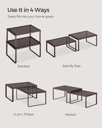 SONGMICS Spice Racks, Countertop Organizers, Shelf Risers, Expandable - Image 7