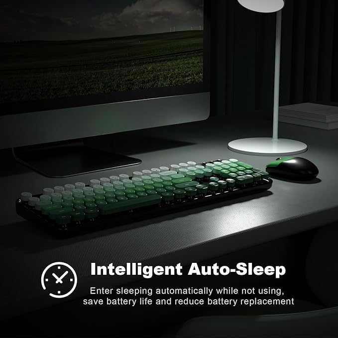 MOFII Wireless Keyboard and Mouse Combo, Full Size 2.4G Plug and Play - Image 4