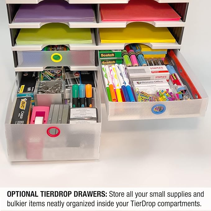Ultimate Office TierDrop Desktop Organizer/Forms Mailroom Classroom Sorter - Image 6