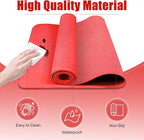 Leather Desk Pad Protector, 47.2'' x 23.6'', Suede Base Sewing Desk Blotter - Image 3