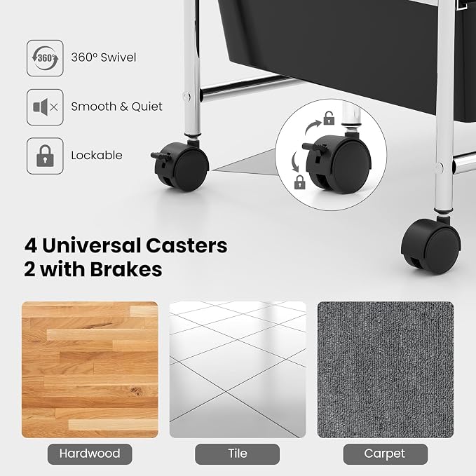 Giantex 12 Drawer Rolling Cart - Image 7