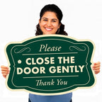 Personalized Aluminum Outdoor Metal Signs, Custom Green 14x10 Driveway Sign - Image 8