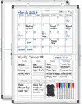 Lincia Dry Erase Calendar for Wall Undated Dry Erase Calendar Planner Aluminum by Lincia