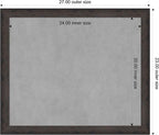 Amanti Art Black Framed Magnetic Board 23x27 Medium Vision Board - Image 3