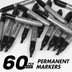 INTUNO Jumo Permanent Markers, Chisel tip, Oil-Based Permanent Markers - Image 2