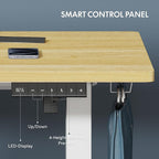 FLEXISPOT One-Piece Electric Standing Desk, 48 x 24 Inches Adjustable Desk - Image 5