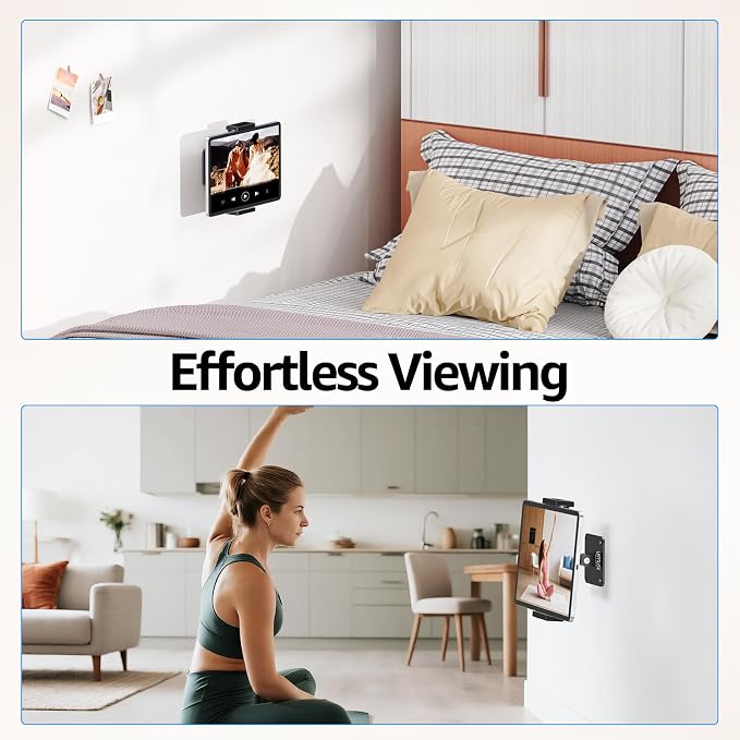 Urmust Universal Tablet Wall Mount Holder, 360° Adjustable, - Image 3