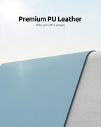 YSAGi Leather Desk Protector, Office Mat, Large Mouse Mat, Non-Slip PU Leather - Image 2