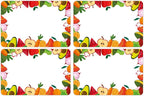 Wonmon 200 PCS Fruit Name Tags Stickers, Self Adhesive Cute Fruits Style Name by wonmon
