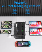 580W USB Charging Station, 20 Port Fast Charging Station - Image 2