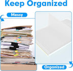 Two Pocket Folders, PANDRI 30 Pack 2 Pocket Folders, Letter Size Paper File - Image 5