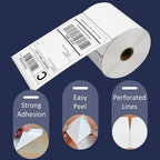 L LIKED 4" x 6" Direct Blank Thermal Shipping Labels - Image 4