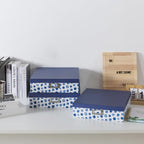 Soul & Lane Blue Spots Decorative Storage Boxes - Image 4