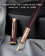 BOCIYER samurai Fountain Pen Set, Hand Polished Medium Nib, Calligraphy Nib - Image 3