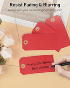 Uniclife 100 Pcs Red Blank Shipping Tags - Image 5