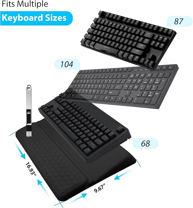 Wrist Rest for Keyboard, Ergonomic Keyboard Stand - Image 5