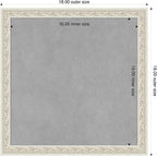 Amanti Art Silver Framed Magnetic Board 18x18 Small Vision Board - Image 2
