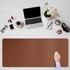 CENBBIE Leather Desk Mat Protector Super Large 51.18"x23.62" Desk Blotter Pad - Image 4