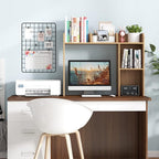 Tangkula Desktop Bookshelf, Countertop Storage Hutch - Image 8