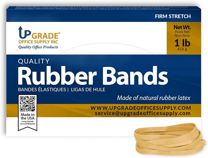 Upgrade Rubber Bands Size 64, 1 lb Boxes, 10-Box Case - Image 3