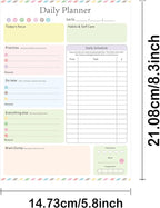 ADHD Daily Planner Notepad Daily Planner Desk Pad & Task Management Notepad to - Image 7