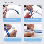 CrocSee 25ft - 1/2 inch Braided Cable Management Sleeve Cord Protector - - Image 6