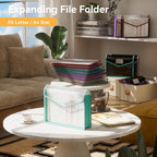ABC life 8 Pack File Folder, Large Capacity Folders - Image 2