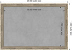 Amanti Art Silver Framed Magnetic Board 14x20 Small Vision Board - Image 2
