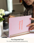 Lamare Meeting Notebook for Work Organization – Perfect Work Notebook for Note - Image 8