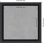 Amanti Art Black Framed Magnetic Board 23x23 Medium Vision Board - Image 4