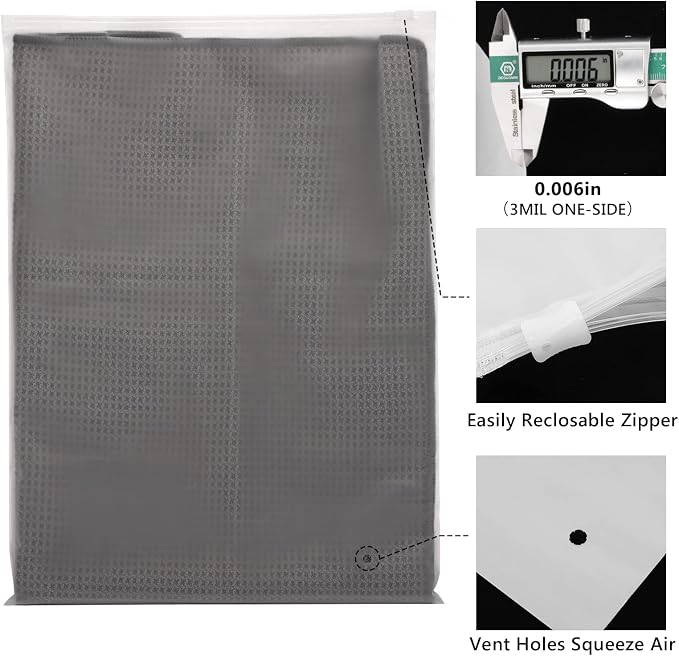 Svaldo Swimsuit Bags, 100 Pack 8x10 inch Shirt Bags - Image 8